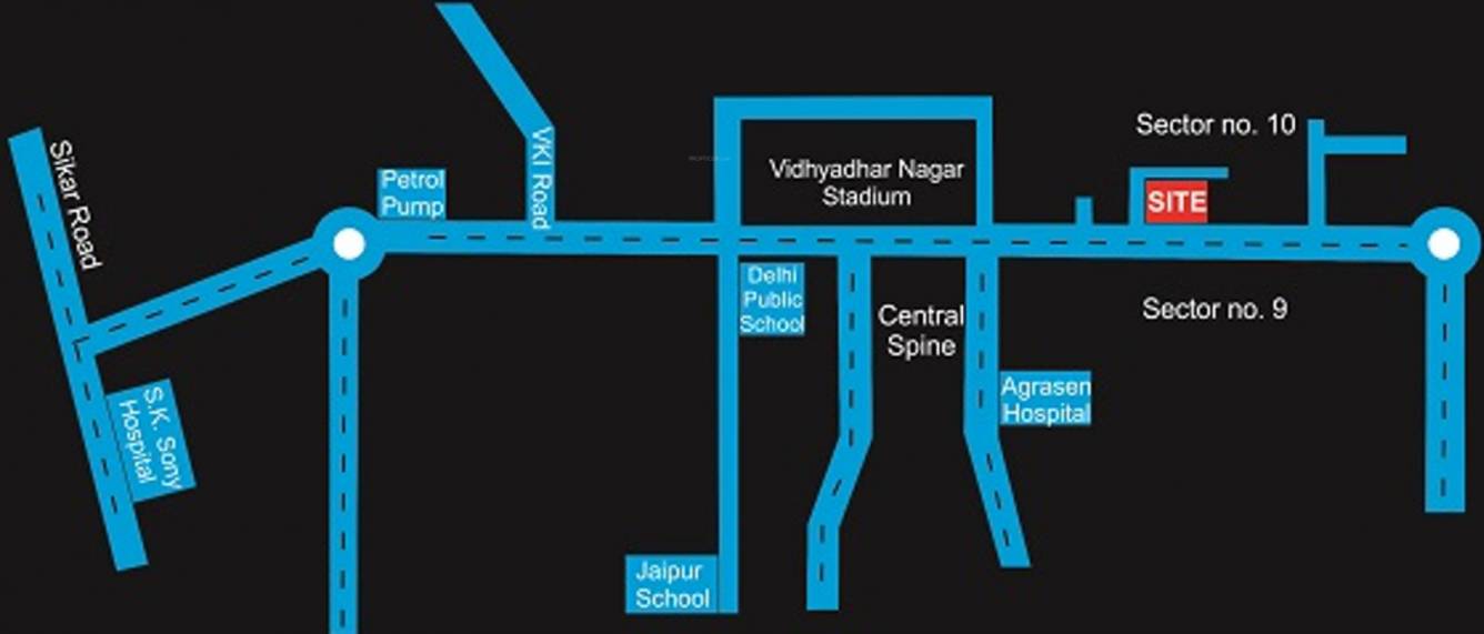 Images for Location Plan of Shubh Hi Tech Residency