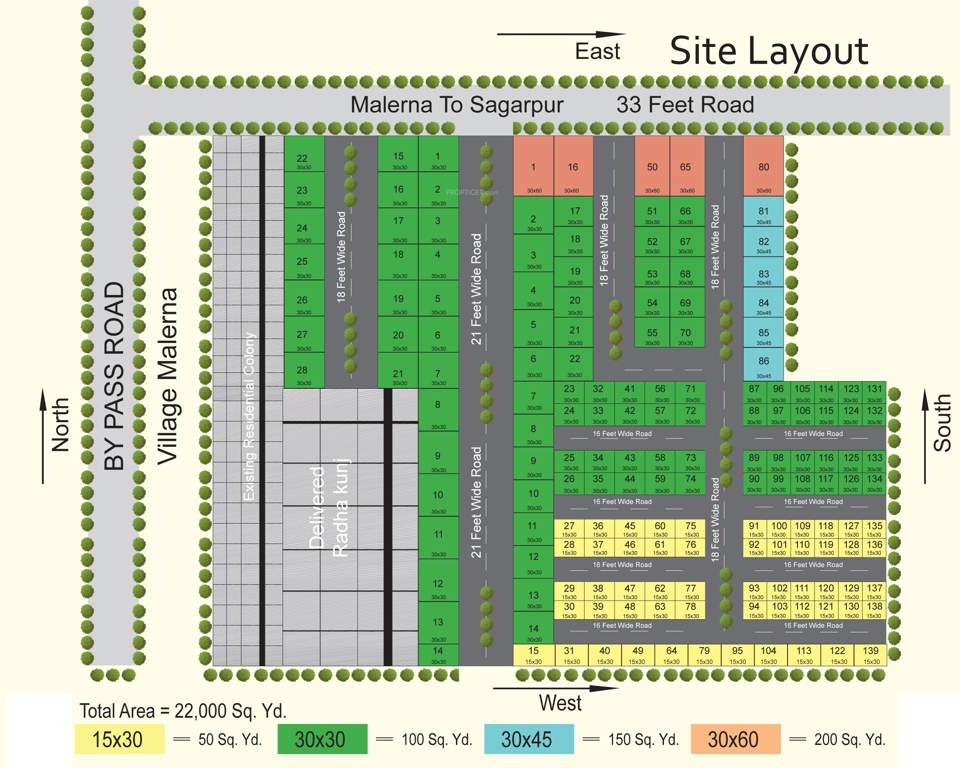  krishna kunj Images for Layout Plan of Oneiric Krishna Kunj
