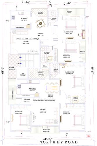  lotus-residency Images for Cluster Plan of Asrithas Lotus Residency