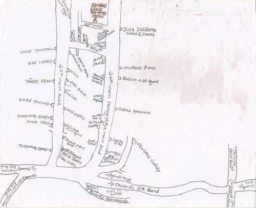  lotus-residency Images for Location Plan of Asrithas Lotus Residency