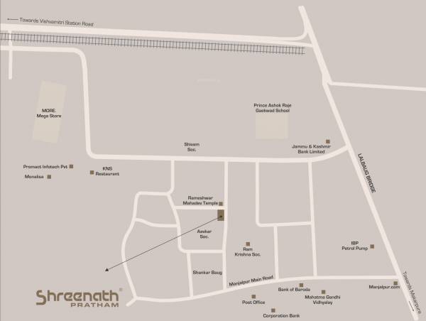 Images for Location Plan of Shreenath Pratham Images for Location Plan of Shreenath Pratham