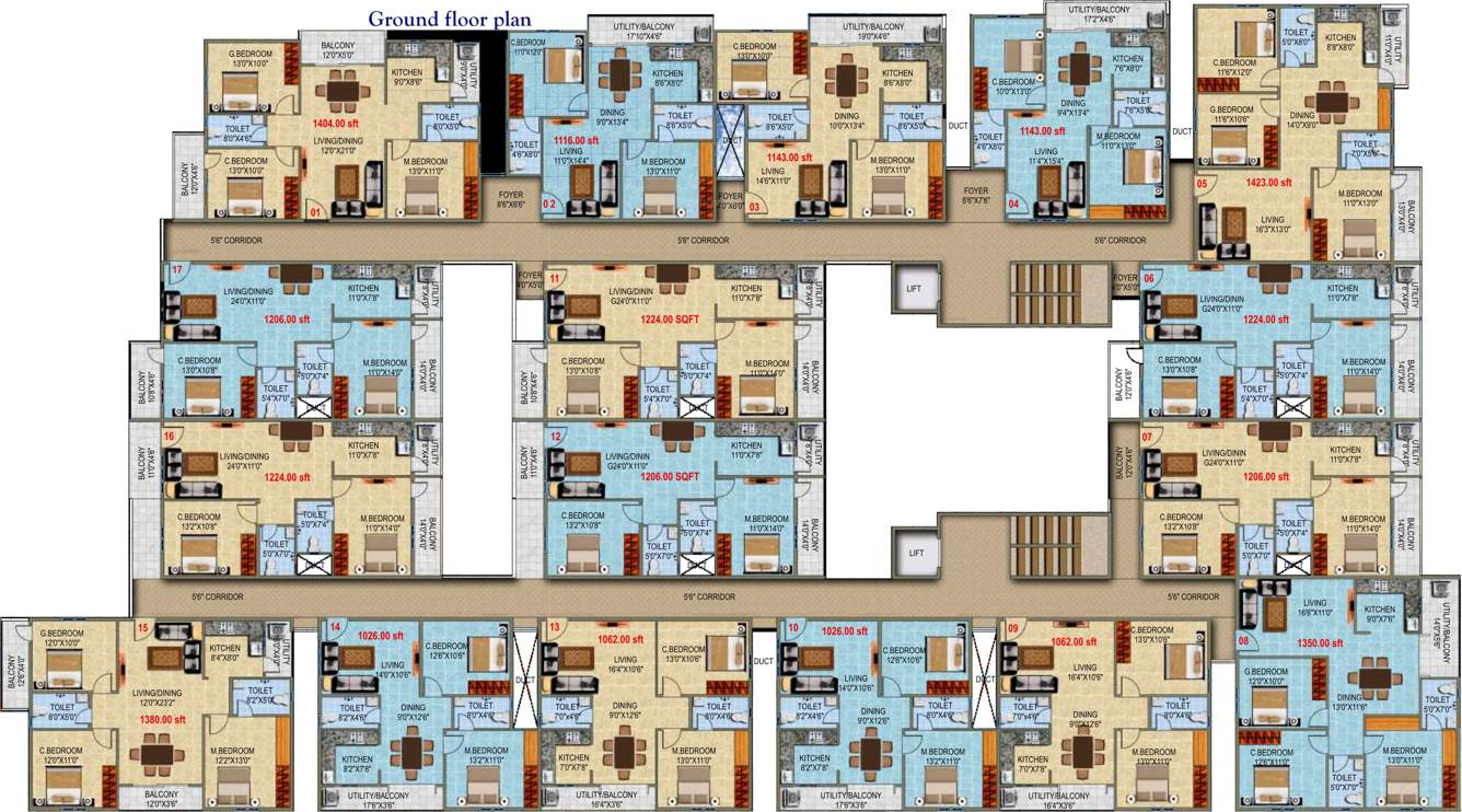  nakshatra Images for Cluster Plan of SLV Nakshatra