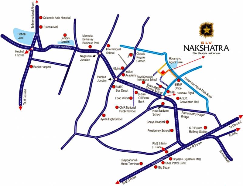  nakshatra Images for Location Plan of SLV Nakshatra