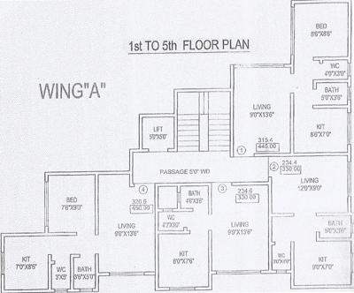 Images for Cluster Plan of Om Heights heights Images for Cluster Plan of Om Heights
