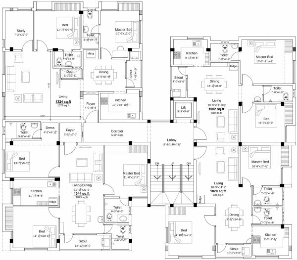 Images for Cluster Plan of Kanya Sri Sai