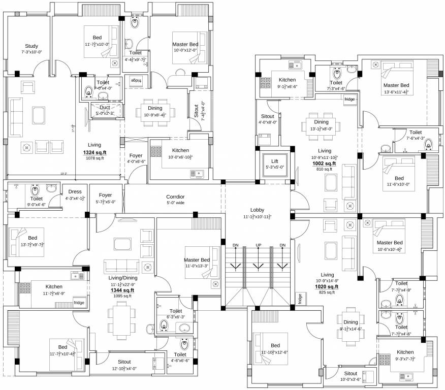 Images for Cluster Plan of Kanya Sri Sai