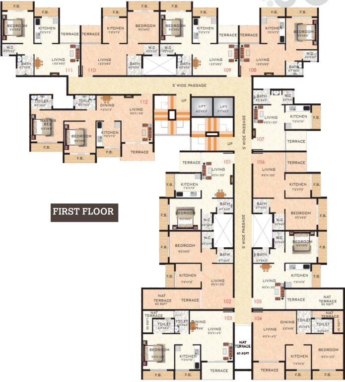 Images for Cluster Plan of Akshar Atmiya Luxuria