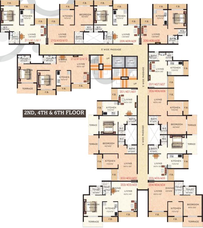 Images for Cluster Plan of Akshar Atmiya Luxuria