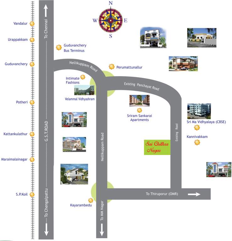 Images for Location Plan of ATS Housings Sai Chithra Nagar