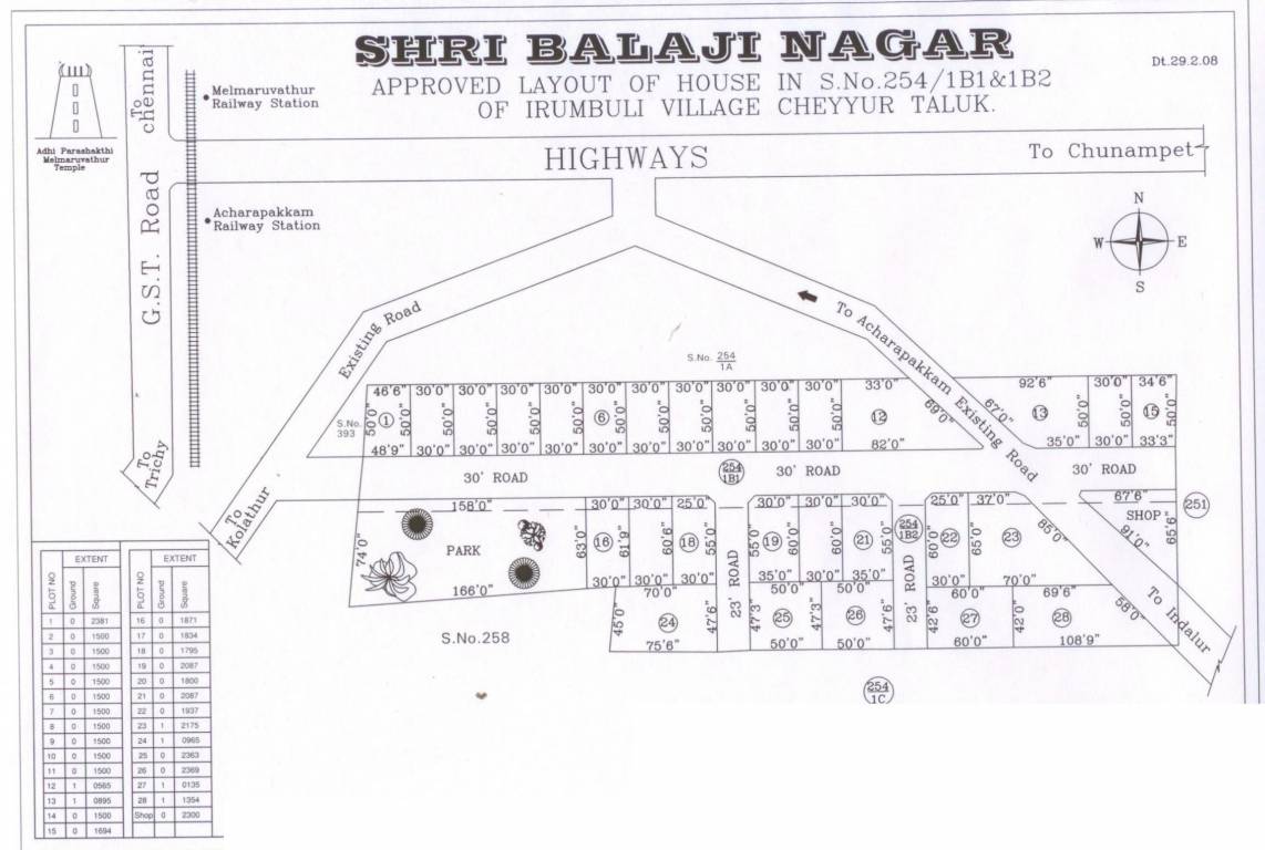 Images for Layout Plan of Baskar Shri Balaji Nagar