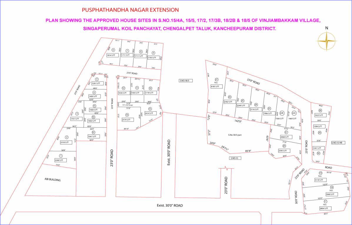 Images for Layout Plan of Baskar Realtors Pushpathandha Nagar Extension