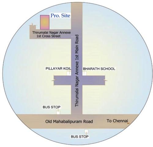  thirumalai-nagar-annexe Images for Location Plan of  Thirumalai Nagar Annexe