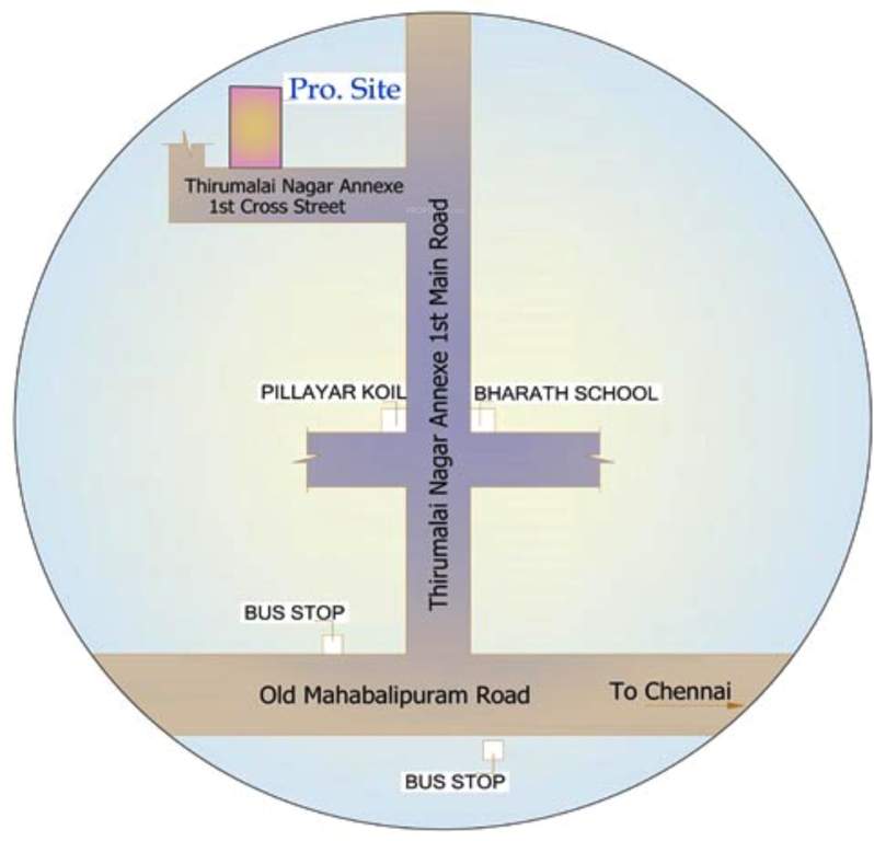  thirumalai nagar annexe Images for Location Plan of  Thirumalai Nagar Annexe
