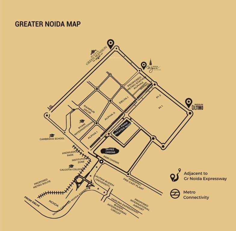 migsun twiinz Images for Location Plan of Migsun Wynn