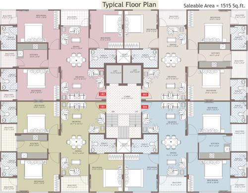  emerald Images for Cluster Plan of Gem Buildhomes Emerald