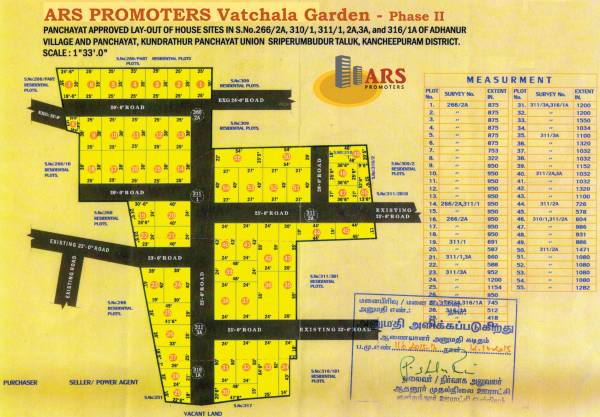 Images for Layout Plan of ARS Vatchala Garden Phase 2