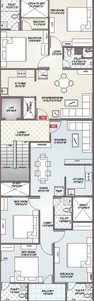 Images for Cluster Plan of Icarus Usha Residency Images for Cluster Plan of Icarus Usha Residency