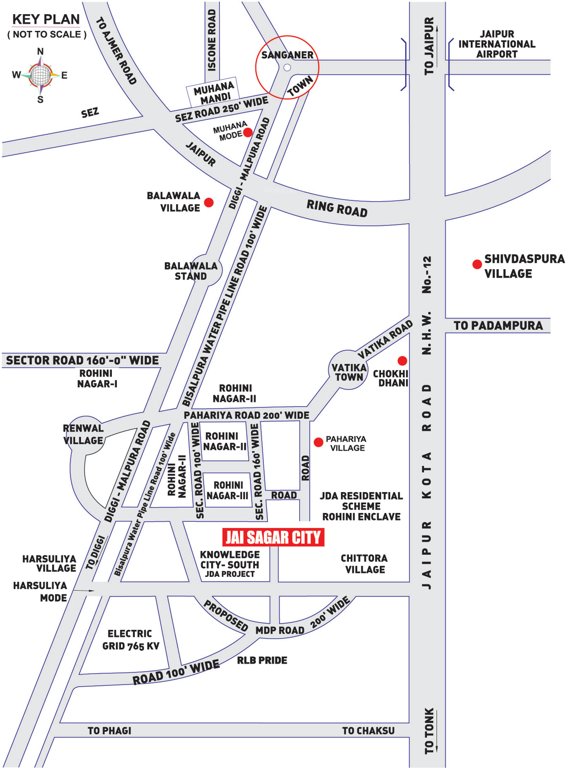 Images for Location Plan of Swastik Jai Sagar City