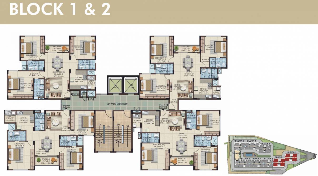 Images for Cluster Plan of Mahaveer Celesse