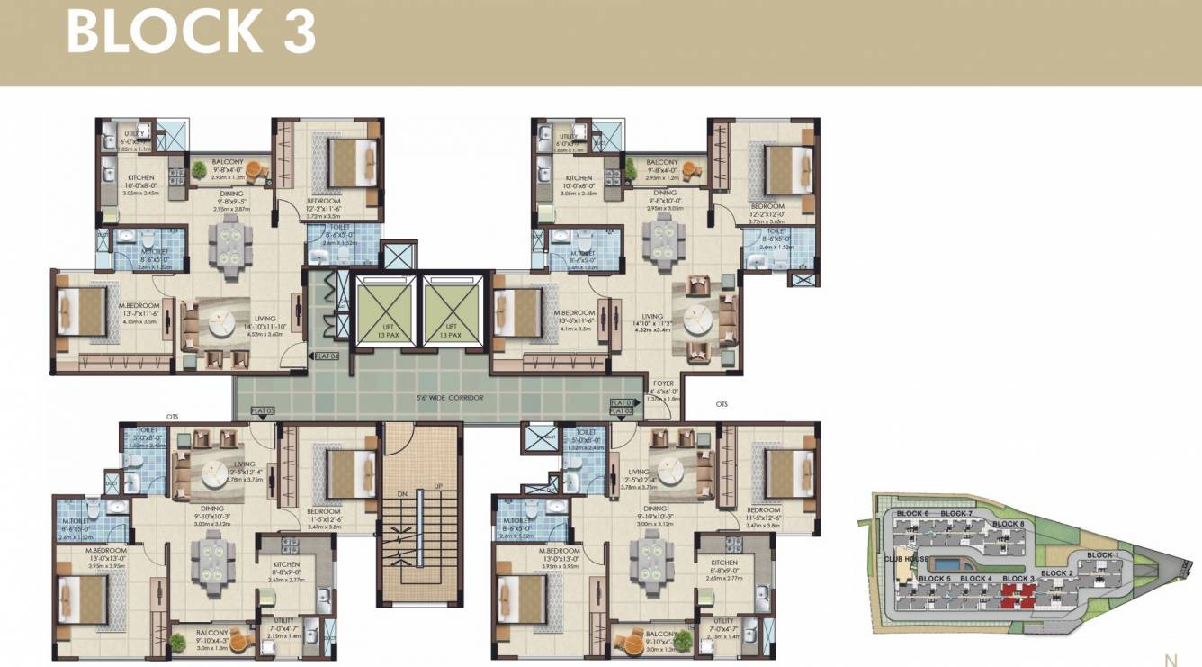 Images for Cluster Plan of Mahaveer Celesse