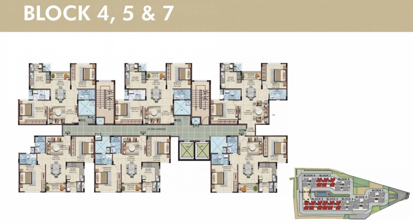 Images for Cluster Plan of Mahaveer Celesse