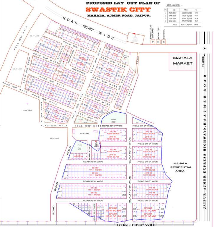  city phase ii Images for Layout Plan of Swastik City Phase II