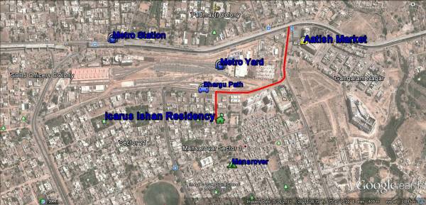 Images for Location Plan of Icarus Builders Ishan Residency