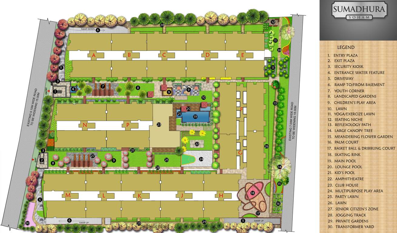 soham Images for Master Plan of Sumadhura Soham