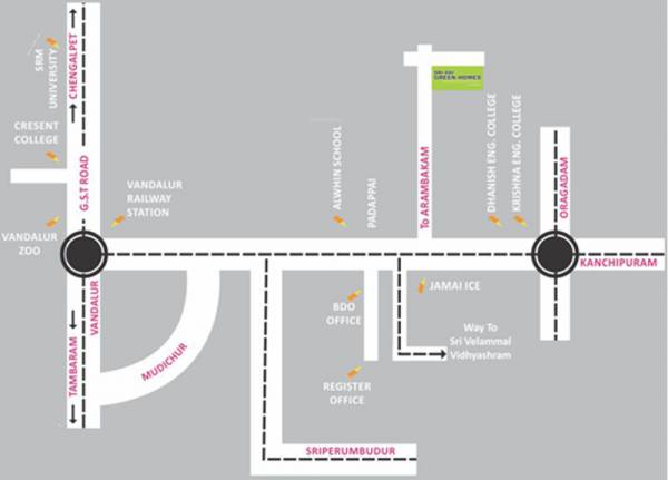 Images for Location Plan of Vetri Sri Sai Green Homes