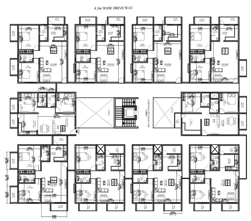  venus Tower A Cluster Plan