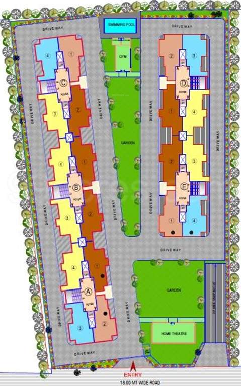 Images for Master Plan of Goyal Orchid Divine