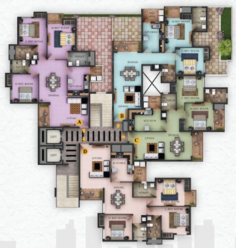  ourania Ourania Cluster Plan From 2nd To 13th Floor