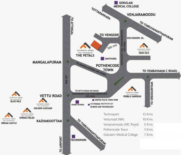 Images for Location Plan of Favourite The Petals Villas Images for Location Plan of Favourite The Petals Villas
