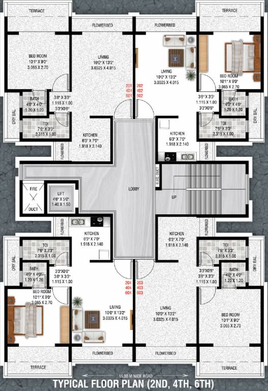  castel arcade Castel Arcade Cluster Plan for 2nd, 4th and 6th Floor