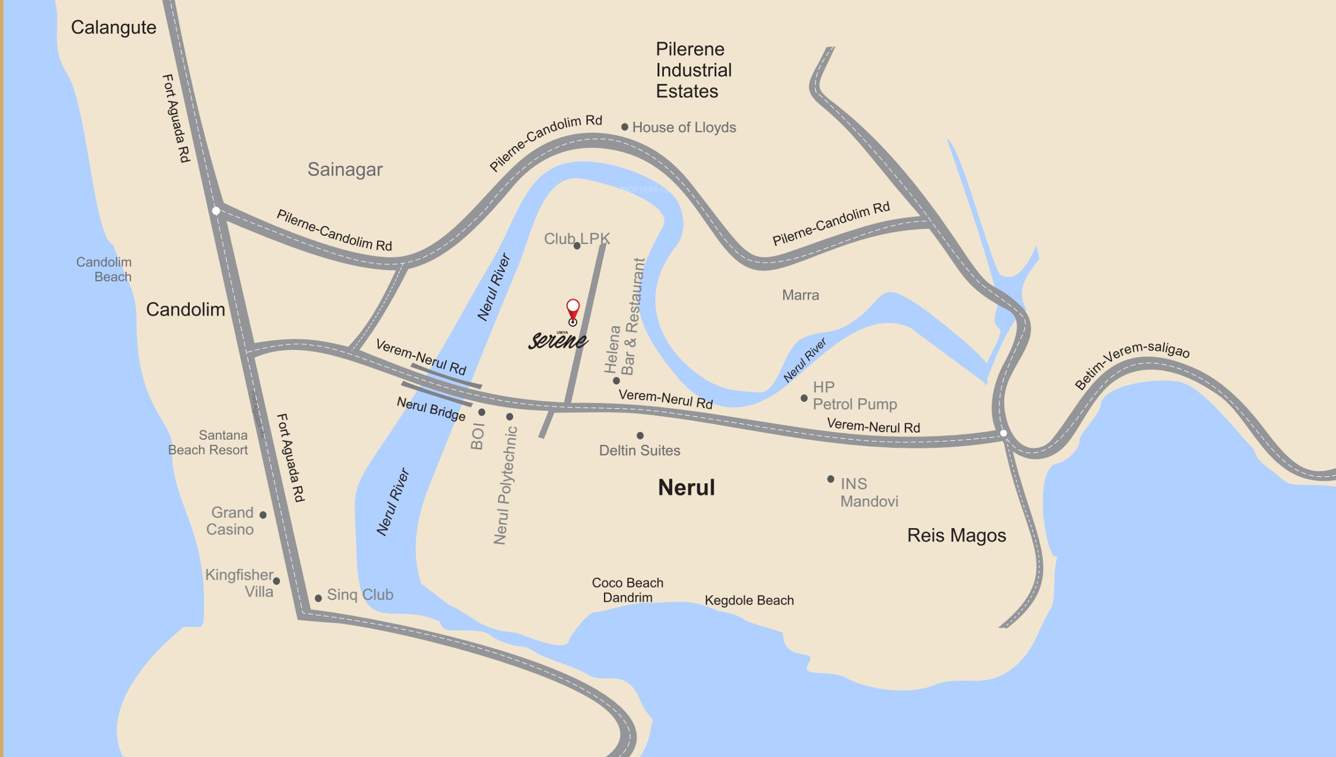 serene Images for Location Plan of Umiya Serene