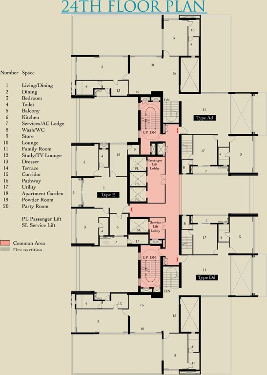 Images for Cluster Plan of Ambuja Utalika Luxury