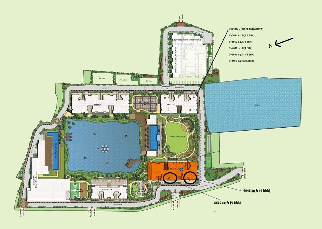 Images for Layout Plan of Ambuja Utalika Luxury