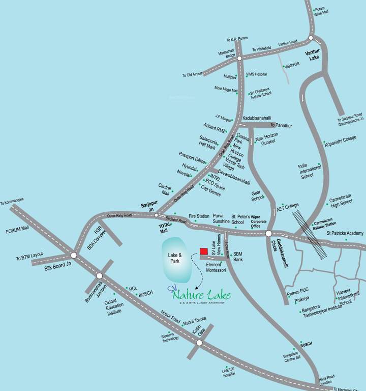  nature lake Images for Location Plan of SV Nature Lake