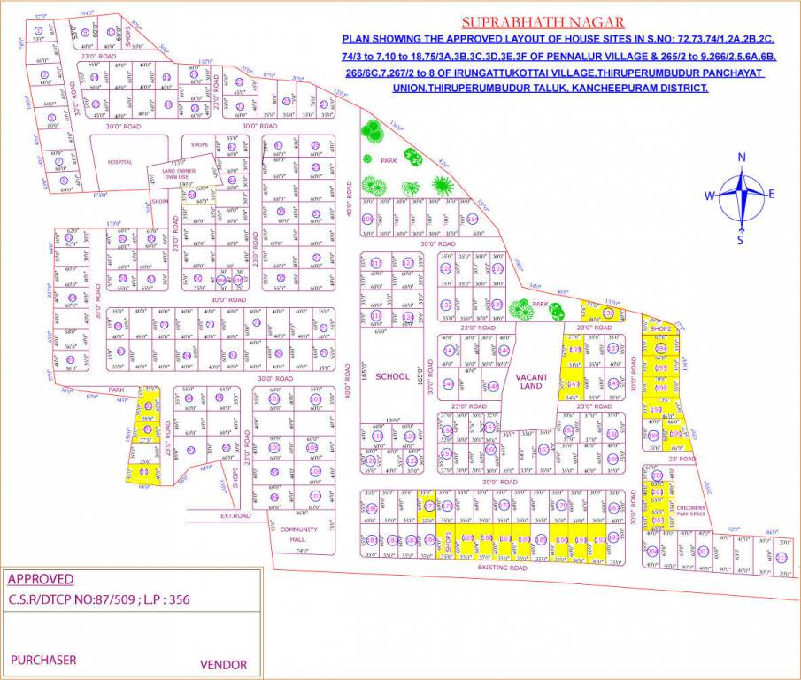 Images for Layout Plan of Baskar Realtors Subrabhath Nagar