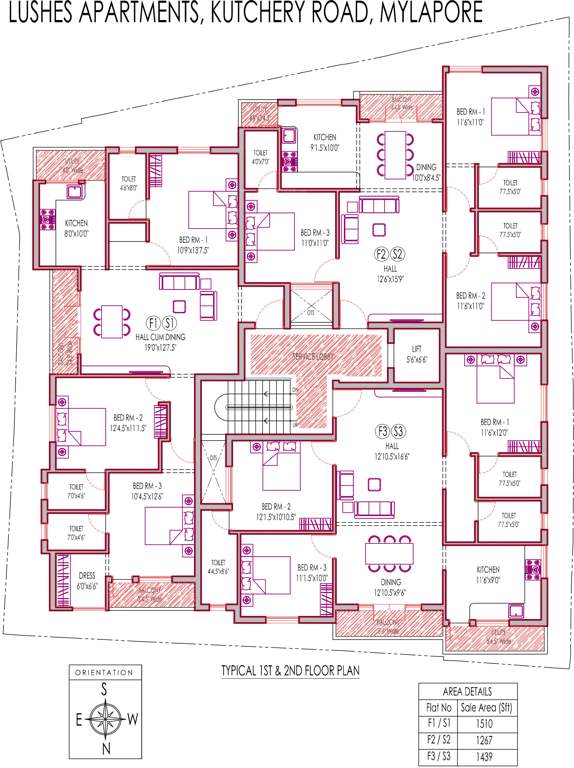 Images for Cluster Plan of Lakshmi Mylapore Kutchary Road