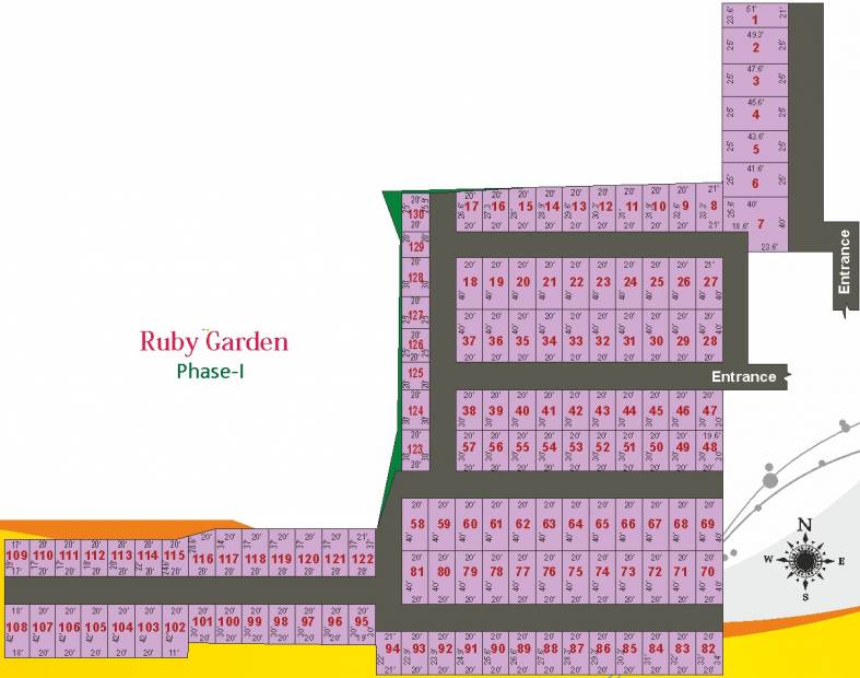  ruby-garden-phase-i Layout Plan