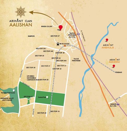 Images for Location Plan of Arihant Aalishan clan-aalishan Images for Location Plan of Arihant Aalishan