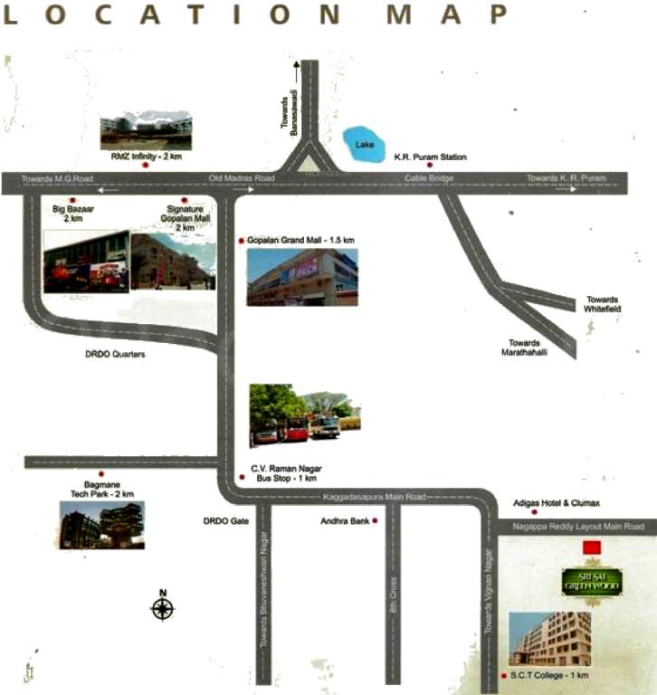 Images for Location Plan of A Rahaman Sri Sai Green Wood