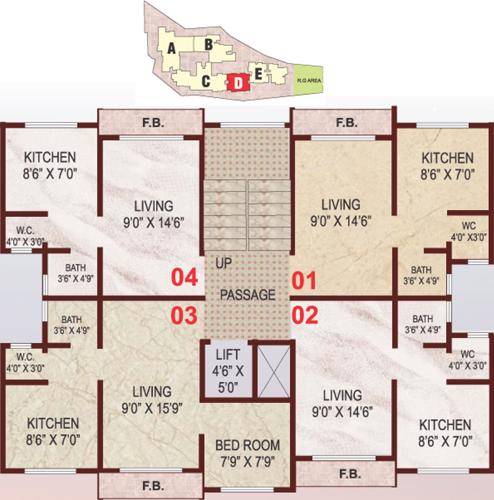 Images for Cluster Plan of Sai Ganesh Gokul Park