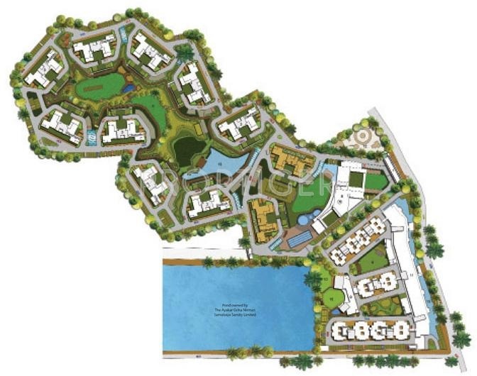Ambuja Realty Upohar Luxury Gold Site Plan