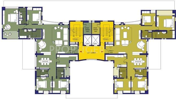 Images for Cluster Plan of Ambuja Neotia Upohar Luxury Gold