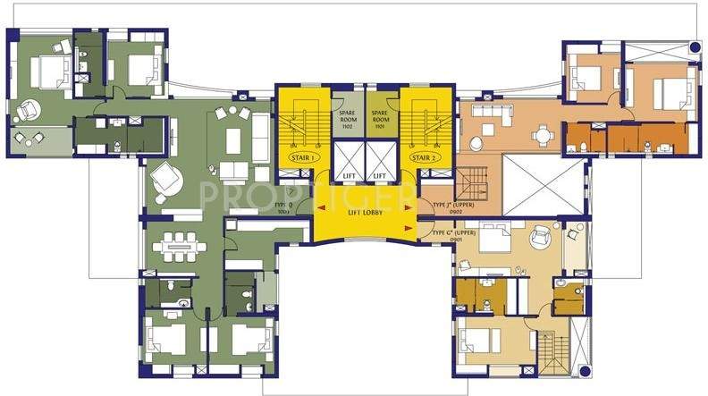 Images for Cluster Plan of Ambuja Neotia Upohar Luxury Gold