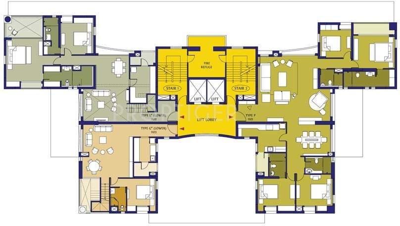 Images for Cluster Plan of Ambuja Neotia Upohar Luxury Gold