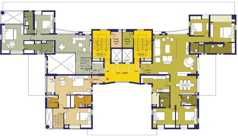 Images for Cluster Plan of Ambuja Neotia Upohar Luxury Gold