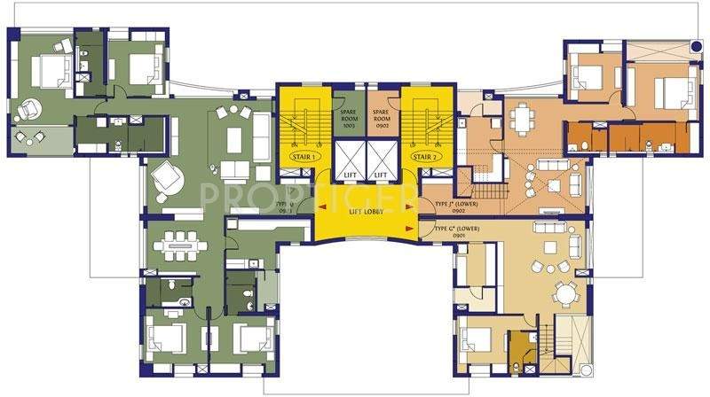 Images for Cluster Plan of Ambuja Neotia Upohar Luxury Gold